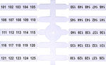 Oznacznik elastyczny (20 x 10 szt.) 1-10 (EO3)