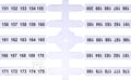 Oznacznik elastyczny (4 x 50 szt.) 151-200 (EO3)