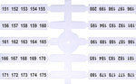 Oznacznik elastyczny (20 x 10 szt.) 1-10 (EO3)