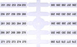 Oznacznik elastyczny (20 x 10 szt.) 61-70 (EO3)