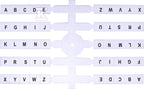 Oznacznik elastyczny (10 x 20 szt.) A-Z (BEZ LIT. Q) (EO3)