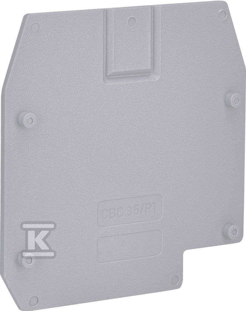 Płytka skrajna do ESC-CBC.35 (szara) ESC-CBC.35/PT