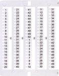 Oznacznik 451 do 500 (100 szt.) ES-NU0851451