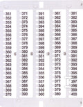 Oznacznik 351 do 400 (100 szt.) ES-NU0851351