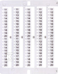 Oznacznik 11 do 20 (100 szt.) ES-NU0851520