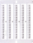 Oznacznik 11 do 20 (100 szt.) ES-NU0851520