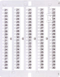Oznacznik 21 do 30 (100 szt.) ES-NU0851530