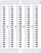 Oznacznik 41 do 50 (100 szt.) ES-NU0851550