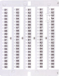 Oznacznik 81 do 90 (100 szt.) ES-NU0851590
