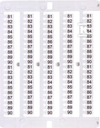 Oznacznik 81 do 90 (100 szt.) ES-NU0851590
