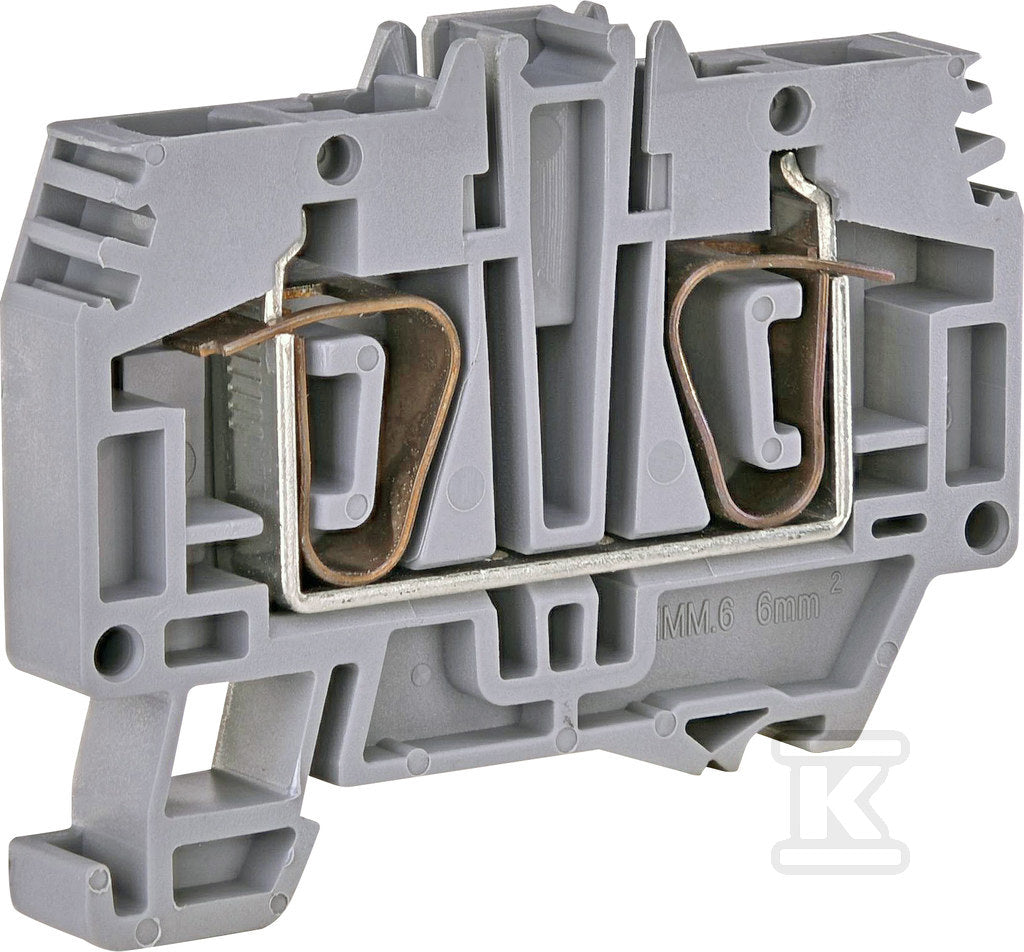 Złączka sprężynowa 6 mm2 (szara) ESP-HMM.6