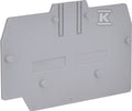 Płytka skrajna 10 mm2 do ESP-HMM.10, ESP-HTE.10 (szara) ESP-HMT.10/PT