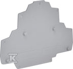 Płytka skrajna do ESP2-HMD.1, ESP2-HMD.2N (szara) ESP2-HMD.1/PT