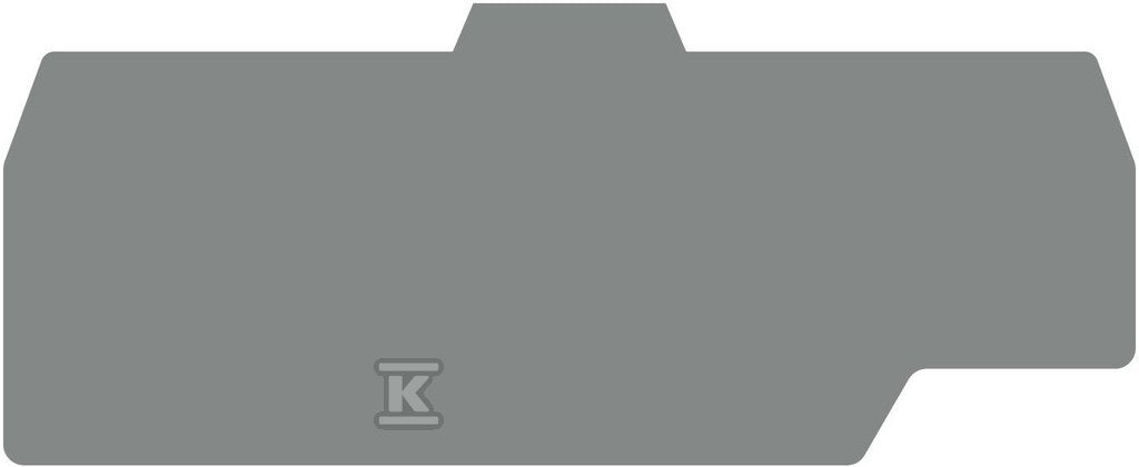 Płytka skrajna do ESP-HMS.2 (szara) ESP-HMT.2/1+2/PT
