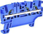 Złączka sprężynowa 2,5 mm2 PUSH-IN (niebieska) ESH-EFC.2/1+2B
