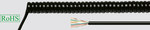 PRZEWÓD H05BQ-F 300/500V PUR-SPIKA 3X1 QMM CZARNY, 500MM