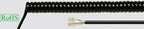 PRZEWÓD H07BQ-F 450/750V PUR-SPIKA 7X1,5 QMM CZARNY, 500MM