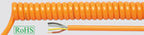 PRZEWÓD H05BQ-F 300/500V PUR-SPIKA 4G1 QMM POMARAŃCZOWY, 1500MM
