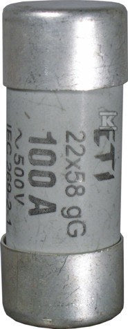 Wkładka topikowa cylindryczna z wybijakiem CH22X58/P GG 50A/690V 1443050