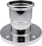Bidet stojący Selnova Square przylegający do ściany, B35 cm, H40 cm, T53 cm, częściowo ukryte mocowania, z przelewem, z otworem na baterię