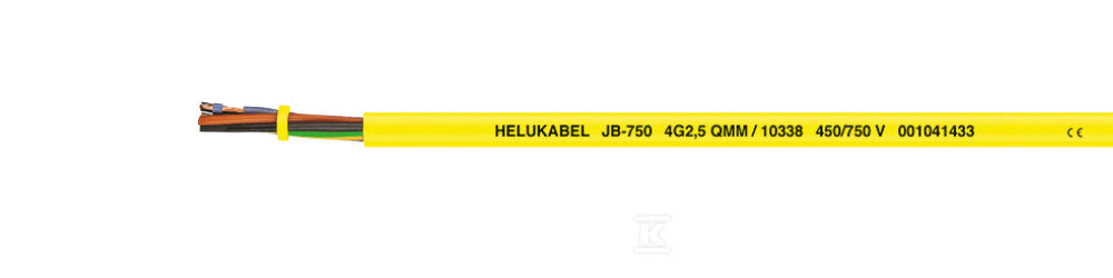 KABEL ELASTYCZNY 450/750V JB-750 3G1,5 QMM ŻYŁY KOLOROWE