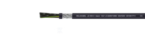 PRZEWÓD ELASTYCZNY 300/500V JZ-500-C BLACK 25G1,5 QMM ZYŁY CZARNE NUMEROWANE, EKRAN