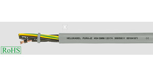 KABEL ELASTYCZNY 300/500V PUROE-JZ 4G6 QMM SZARY, IZOL.PUR ŻYŁY CZAR.NUMER