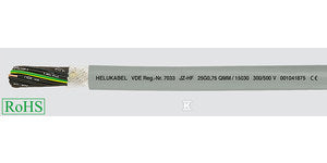 KABEL ELASTYCZNY 300/500V JZ-HF 5G1 QMM ŻYŁY CZARNE NUMER. B.GIĘTKI
