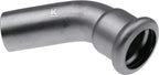 Kolano nyplowe 45° Inox - 54