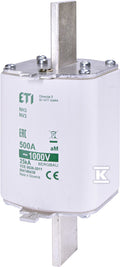 Wkładka topikowa przemysłowa - silnikowa KOMBI NH2C AM 250A/690V