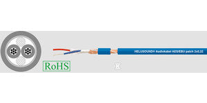 PRZEWÓD AUDIO HELUSOUND DMX 2X0,22 QMM NIEBIESKI