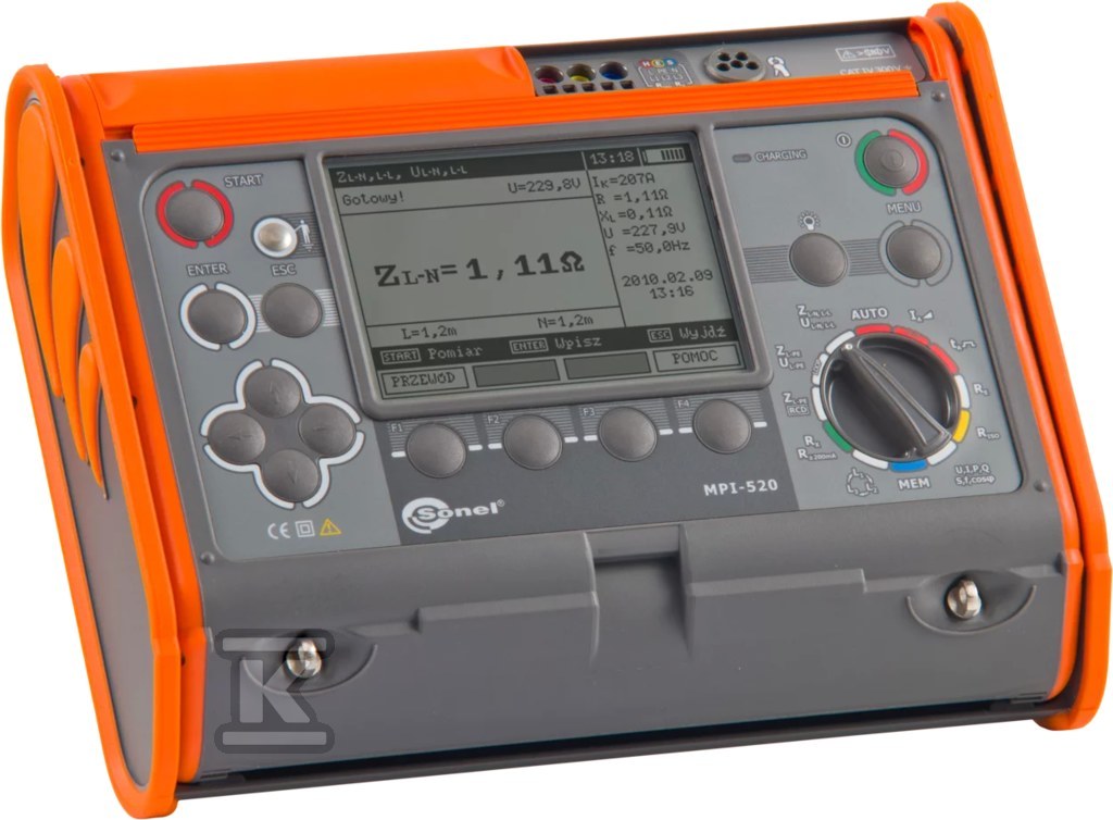MPI-520 Wielofunkcyjny miernik parametrów instalacji elektrycznych z Certyfikatem Kalibracji