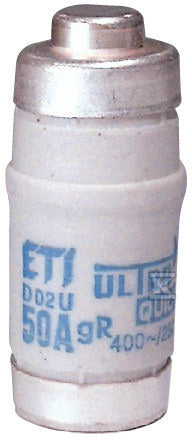 Wkładka topikowa ultraszybka D02 UQ GR 25A/400V