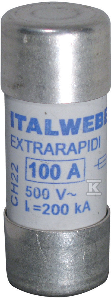 Wkładka topikowa ultraszybka CH22 AR 100A / 500V