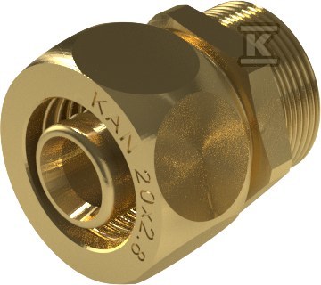 Złączka mosiężna skręcana GZ ultraLINE - 14 G1/2"