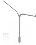 OG WYSIĘGNIK LAMP. DWURAM. NA SŁUP OŚW. FI60 100ST