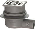 Łazienkowy odpływ punktowy Classic DN50 boczny 100x100mm, Multistop