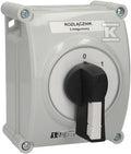Łącznik Krzywkowy 63A, Rozłącznik 0-1 (3 - biegunowy), w obudowie OB2 z czołem zamykanym