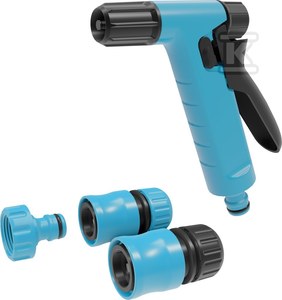 Zestaw ze zraszaczem pistoletowym BASIC 1/2"-5/8" /etykieta/