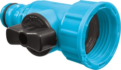 Przyłącze 3/4" z zaworem BASIC /przywieszka/ NOWOŚĆ
