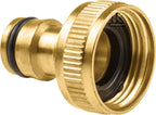 Przyłącze z gwintem wewnętrznym 3/4" mosiądz BRASS /etykieta/