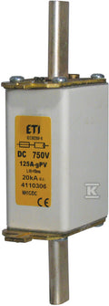 Wkładka topikowa WT/NH 0 DC - 750V M0 GR 125A/750V DC