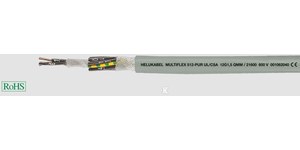 KABEL ELASTYCZNY 300/500V UL/CSA M.FLEX 512-PUR 18G0,75 QMM SZARY, IZOL.PUR BEZH.ŁAŃCUCHOWY
