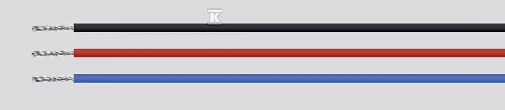 PRZEWÓD IZOL. SILIKON. BEZH. 300/500V SIFF 1X2,5 QMM , BIAŁYBIAŁY, ODP.TEMP.180