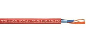 PRZEWÓD PH90/E30-E90 BEZHALOGENOWY, HDGs FE180 3G1,5 QMM 300/500VOGNIODPORNY, CZERWONY