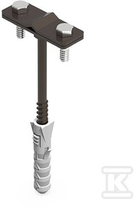 LA 9005 UCHWYT Z KOŁKIEM FI-10 L=100