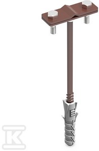 LA 8017 UCHWYT Z KOŁKIEM fI-12 L-250