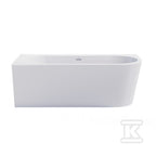 Wanna ETERNITY CORNER LEFT 1650x750 z syfonem KLIK-KLAK
