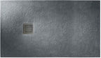 Brodzik prostokątny TERRAN 1600 x 1000 mm syfon w komplecie, kolor szary łupek