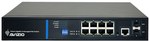 Zarządzalny przełącznik L2 (switch) 16 portów RJ45 PoE+ 1Gb/s + 2 porty SFP Uplink 1Gb/s (budżet mocy 150W) + 1 port konsolowy RJ45 AVIZIO